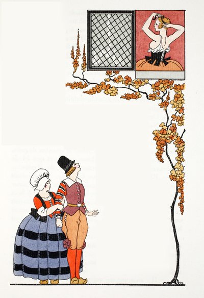 Admiration from Afar by Georges Barbier