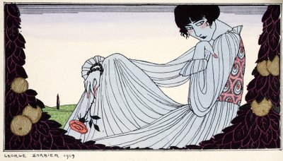 Contemplation 1919 by Georges Barbier