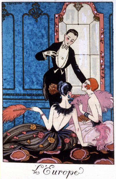 Europe, early 20th century by Georges Barbier