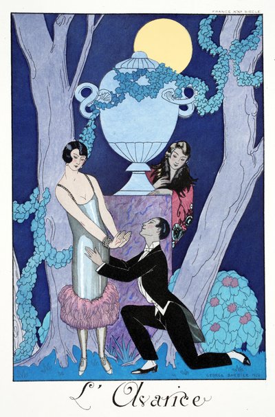 Avarice by Georges Barbier