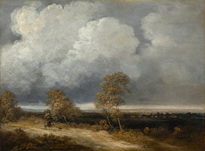 Landscape with Rider by Georges Bernard Michel