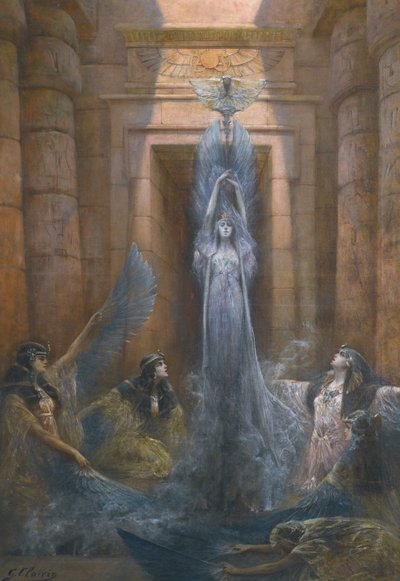 The Goddess Neith by Georges Clairin
