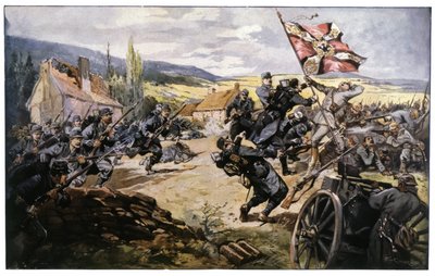 Fights in St Blaise by Georges Conrad