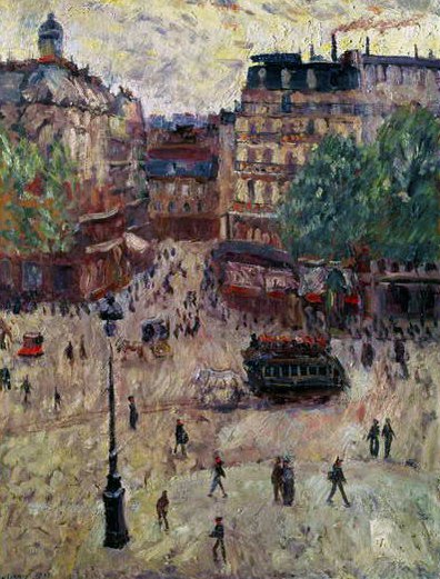 A Square in Paris, 1907 by Georges Dufrenoy