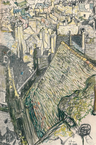 Vue De Valogne by Georges Dupuis