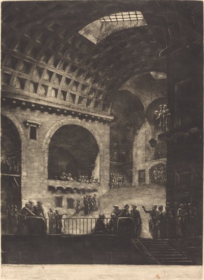 View of a Prison by Georges François Blondel