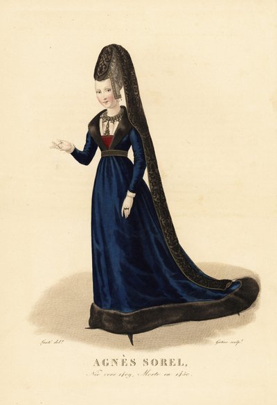 Agnes Sorel by Georges Jacques Gatine