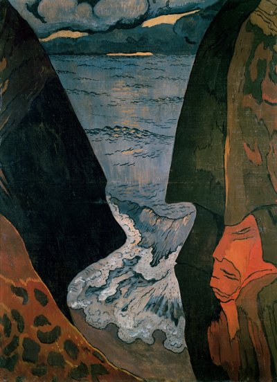 Cliffs near Camaret by Georges Lacombe