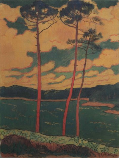 The Red Pines by Georges Lacombe