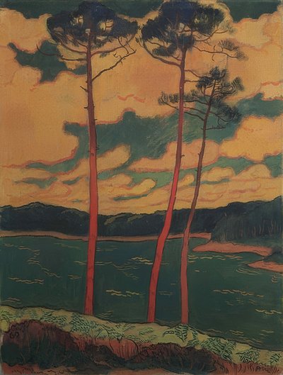 The Red Pines by Georges Lacombe
