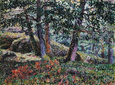 Oaks and Blueberry Bushes by Georges Lacombe