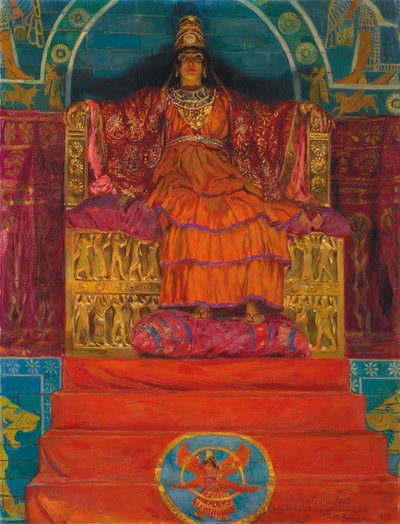 The Queen of Assyria by Georges Marie Rochegrosse