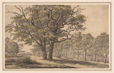 Landscape (recto) by Georges Michel