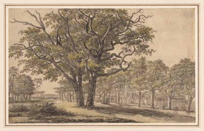 Landscape, first half 1800s by Georges Michel