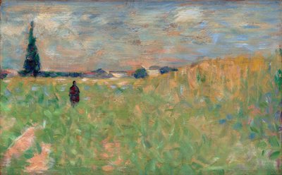 A Summer Landscape by Georges Pierre Seurat