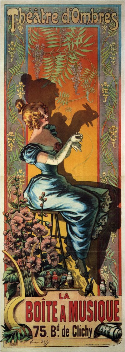 The Music Box, 1898 by Georges Redon