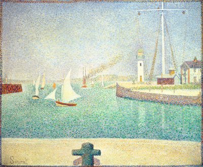 Port of Honfleur by Georges Seurat