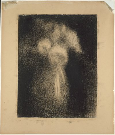 Roses in a Vase by Georges Seurat