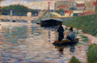 View of the Seine by Georges Seurat