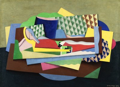 Woman Lying Down by Georges Valmier