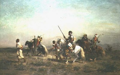 Arabs on Horseback by Georges Washington
