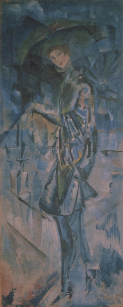 Female Portrait by Georgy Bogdanovich Yakulov