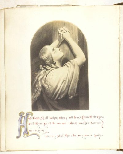 Untitled [illustration with Biblical quote] by Georgina Cowper