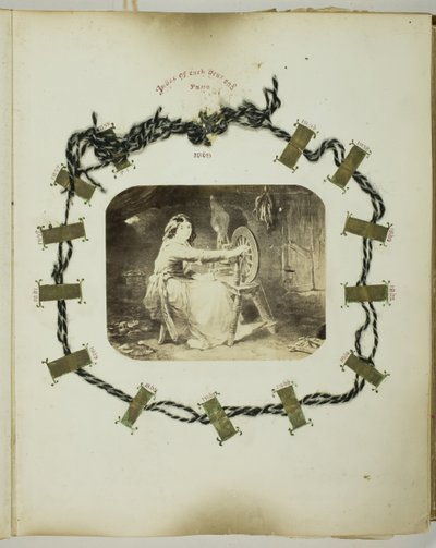 Untitled [woman spinning], 1855-1868 by Georgina Cowper