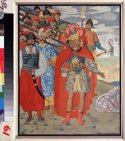 Aeneas and His Army by Georgy Narbut