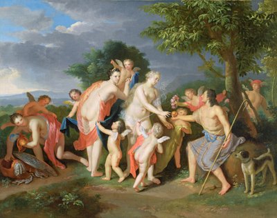 The Judgement of Paris by Gerard Hoet