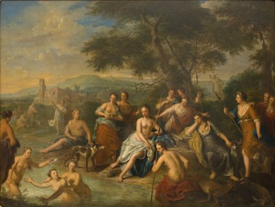 Diana and her Nymphs by Gerard Hoet I