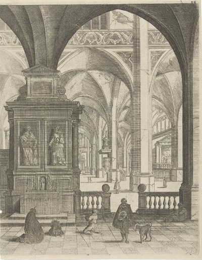 Church Interior by Gerard Houckgeest