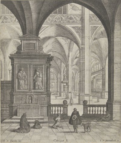 Church Interior by Gerard Houckgeest