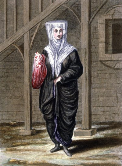 Jewish woman trader by Gerard Jean Baptiste Scotin