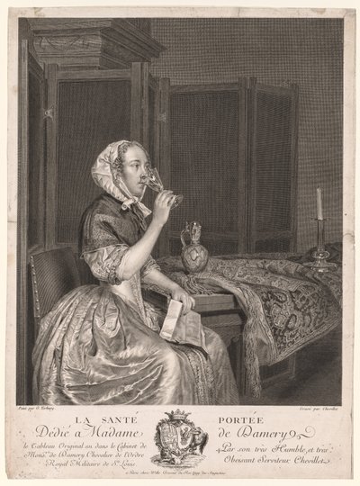 Drinking a Toast by Gerard ter Borch