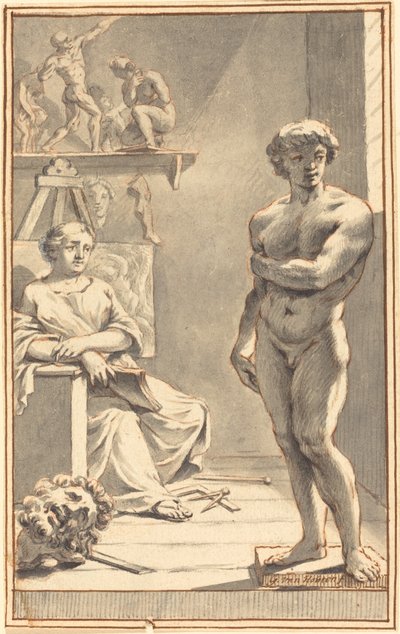 Allegory of Sculpture by Gerard van Houten