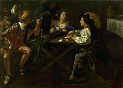 Card Players by Gerard van Kuijl