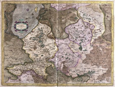 Gelderland and Overijssel, Netherlands (engraving) by Gerardus Mercator