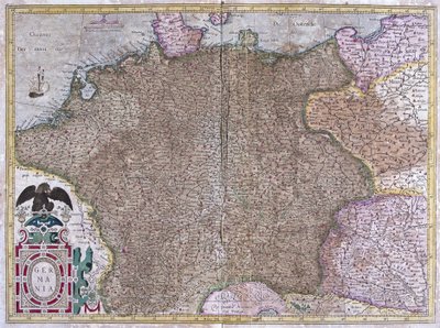 Germany (engraving) by Gerardus Mercator