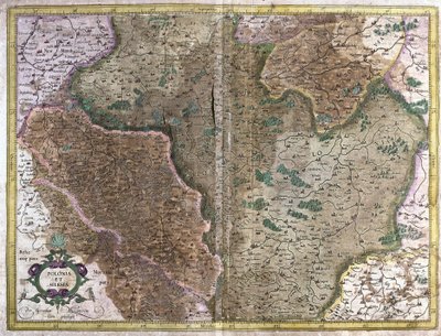 Poland (engraving) by Gerardus Mercator