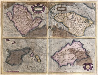 The British Islands by Gerardus Mercator