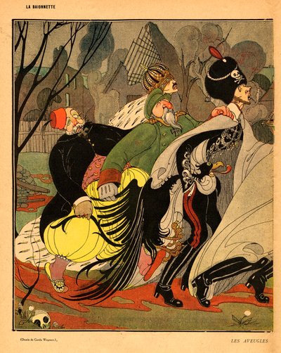 The Baionette, Satirical in Colors by Gerda Marie Frederike Wegener