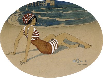 The New Bathing Suit by Gerda Marie Frederike Wegener