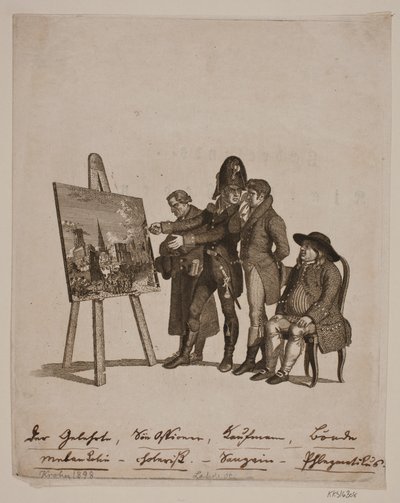 The Four Temperaments by Gerhard Ludvig Lahde