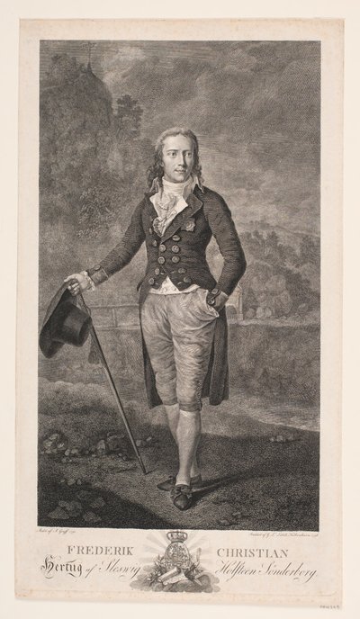 Frederik Christian, Duke of Schleswig by Gerhard Ludvig Lahde