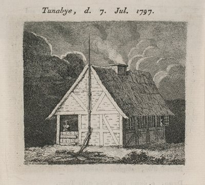 House with Lightning Rod by Gerhard Ludvig Lahde