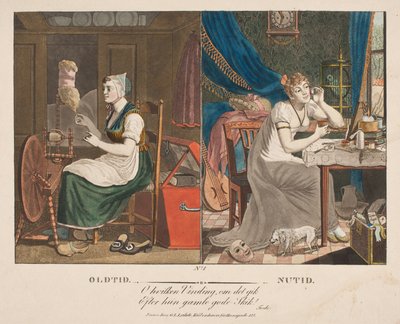 Ancient Times - Modern Times No. 1 by Gerhard Ludvig Lahde