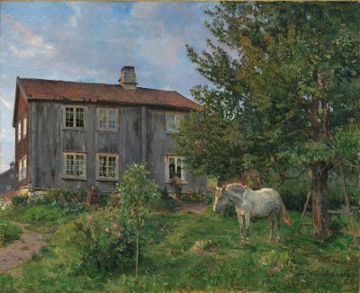 At the Farm by Gerhard Peter Frantz Vilhelm Munthe