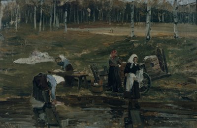 Laundry by Gerhard Peter Frantz Vilhelm Munthe