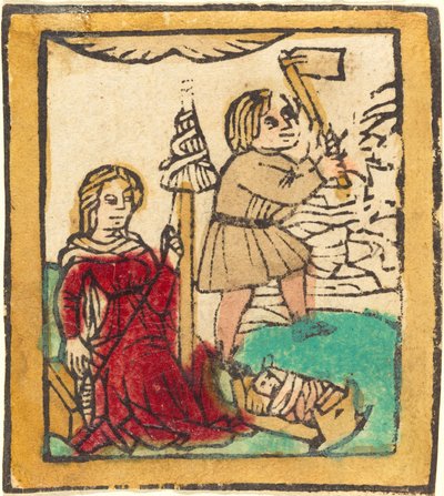 Adam and Eve by German 15th Century